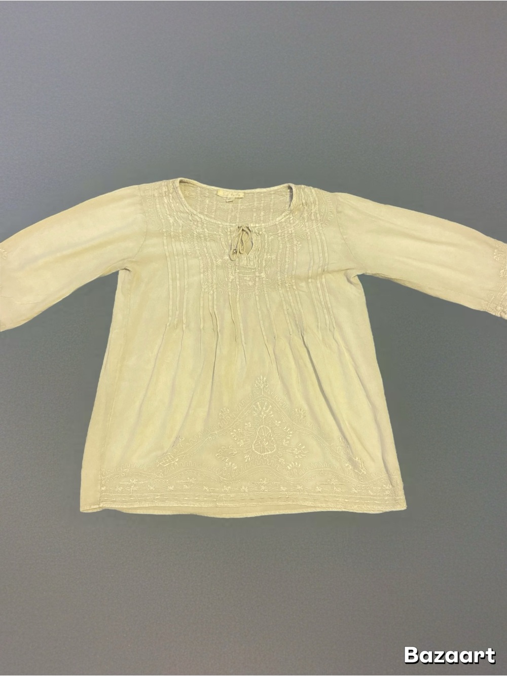 Women's Light Gray Bohemian Shirt